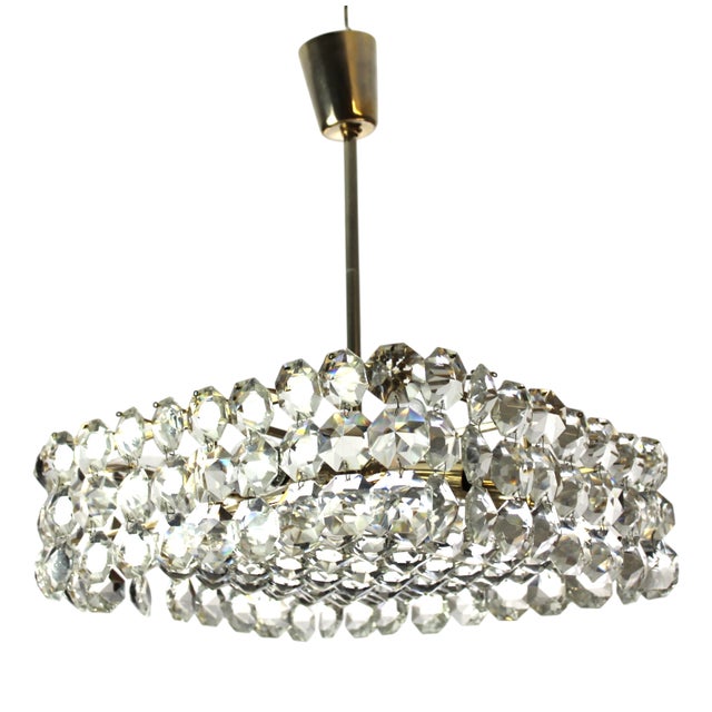 Crystal Chandelier from Bakalowits, 1960s For Sale