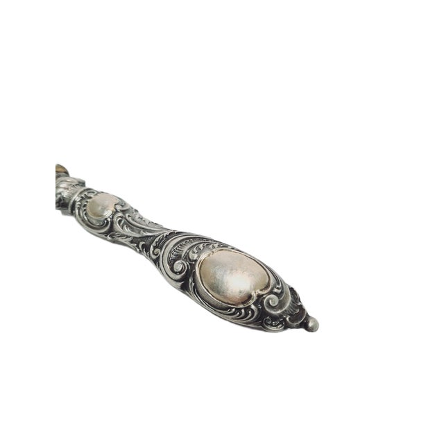 Clasicisst Silver Roast Fork, France, 1880s For Sale - Image 5 of 9