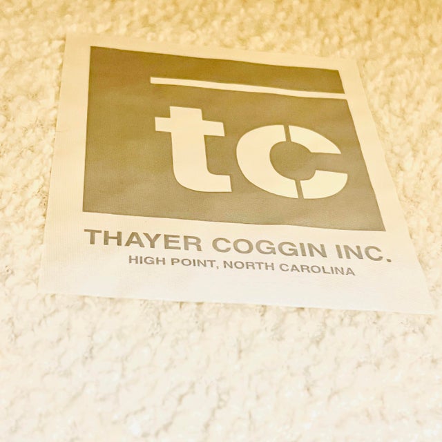 2 Piece Curved "Slice" Sectional Sofa by Thayer Coggin For Sale - Image 12 of 14