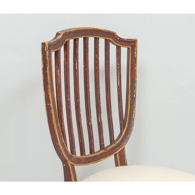 Set of Eight Dining Chairs in the Neoclassic Manner For Sale In New York - Image 6 of 10