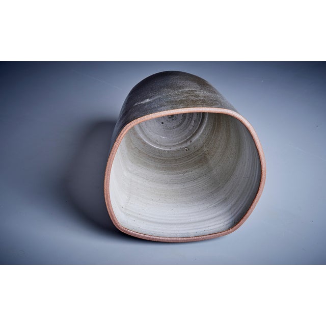 Contemporary American Ceramic Planter in Grey by Brent Bennett, 2022 For Sale - Image 3 of 7