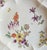 Antique 18th century Vienna porcelain round charger platter with floral decoration. Hand painted with bouquets and...