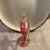 Late 20th Century Vintage Flamingo Glass Perfume Bottle With Stopper For Sale - Image 5 of 9