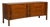 Edmond Spence, Concave Dresser, Stained Wood, Brass, Sweden, 1950s For Sale