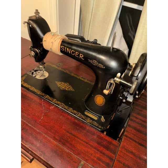Antique Singer, Sewing Machine For Sale - Image 4 of 4