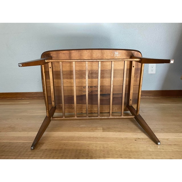 Wood Mid Century Modern Lane Walnut Coffee Table For Sale - Image 7 of 11