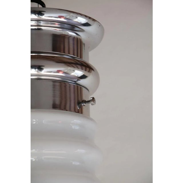 Metal Space Age Pendant Lamp, 1970s For Sale - Image 7 of 12