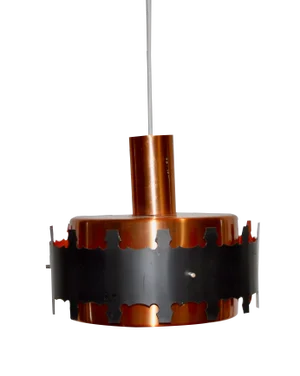 Danish Ceiling Lamp by Werner Schou for Colonell Elektro, 1960s