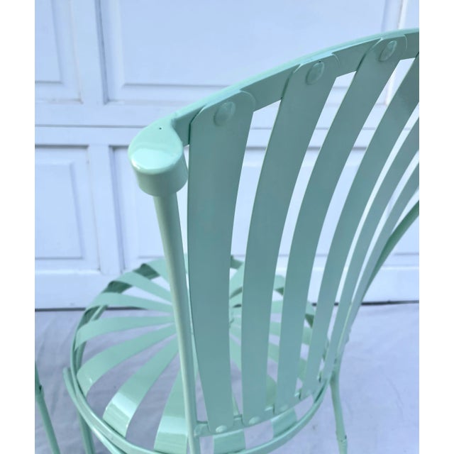 Mint 1930s Pair of Francois Carre French Art Deco Sunburst Chairs For Sale - Image 8 of 13