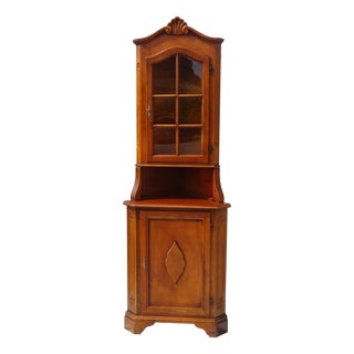 Corner Display Cabinet, 1980s For Sale