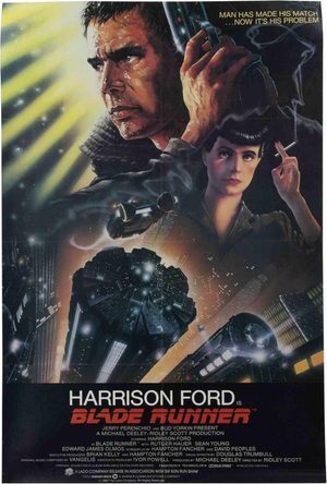 Vintage Blade Runner Poster, 1982