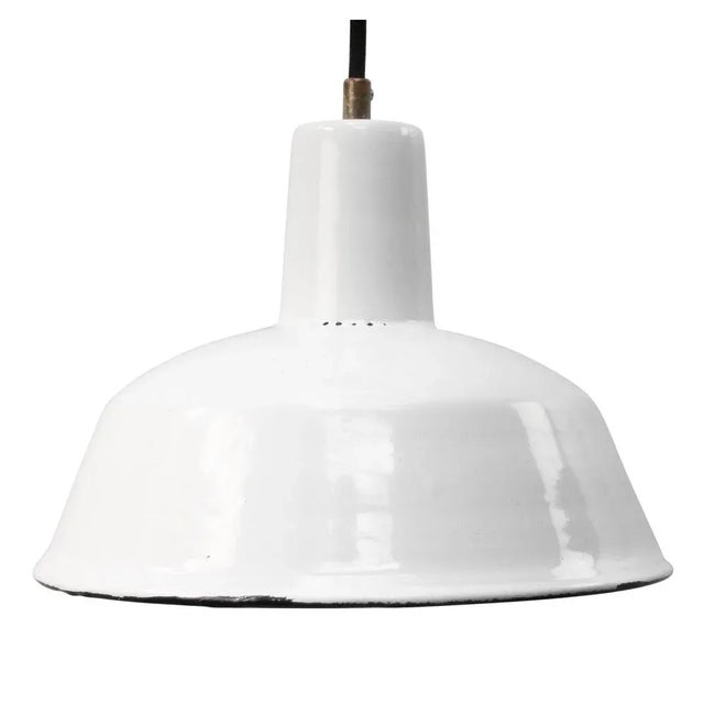 factory hanging light White enamel, white interior E27 / E26 Up to 250V (Europe/UK Standard).The wiring of this item may...