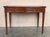 A French Empire style mahogany bronze mounted writing desk with leather top, circa 1940. Dimensions: Height: 30.91 in...
