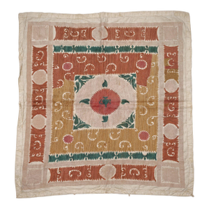 Tashkent Suzani Wall Hanging Decor 3'7'' X 3'11''