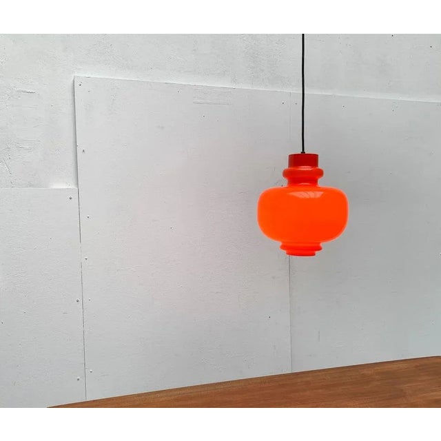 Mid-Century Swedish Space Age Oplight 75 Pendants by Hans-Agne Jakobsson for Staff, 1970s, Set of 2 For Sale - Image 6 of 18