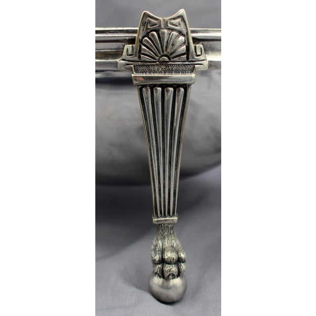 Silver C. 1880s Egyptian Revival English Revolving Hunt Tureen For Sale - Image 8 of 8