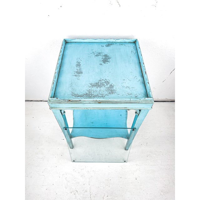 Vintage Refurbished Side Table For Sale - Image 13 of 15