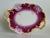 Art Nouveau Antique Weimar Germany Porcelain Tray Raspberry Magenta Ground Gilt Floral For Sale - Image 3 of 11