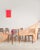 Dimensions: approx. 50 × 51 × 77 × 44 cm (width × depth × height × seat height) set of six authentic dining chairs...