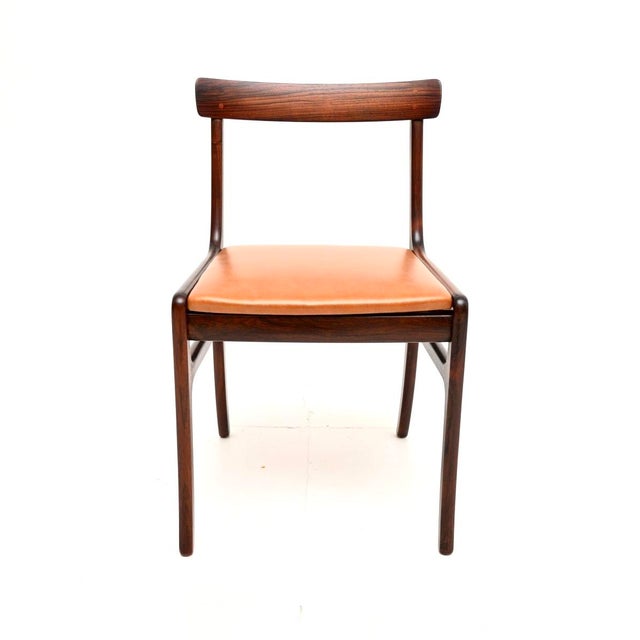 Vintage Danish Dining Chairs attributed to Ole Wanscher, 1960, Set of 10 For Sale - Image 4 of 11