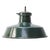 Vintage Industrial French Petrol Green Enamel Factory Pendant from Sammode For Sale - Image 5 of 5