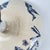 Earthenware Compote Dish with Blue Bird Motif from Pexonne, Late 19th Century For Sale - Image 11 of 14