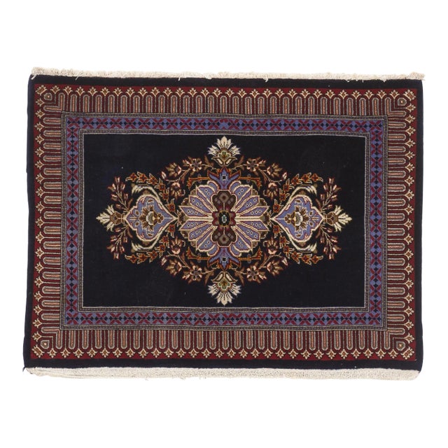 Genuine Handmade Vintage Persian Rug. 2'4"x 3'1" For Sale