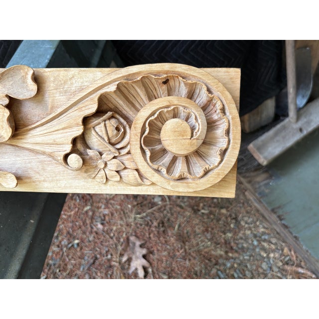 Hand Carved Mantle For Sale - Image 14 of 17