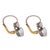 1920s 1920s Pair of Edwardian Style 2.42 Carat Diamond Platinum Drop Earrings For Sale - Image 5 of 5