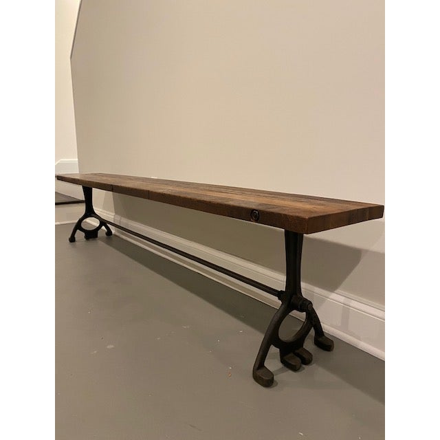 Lillian August Reclaimed Wood Dining Bench Chairish