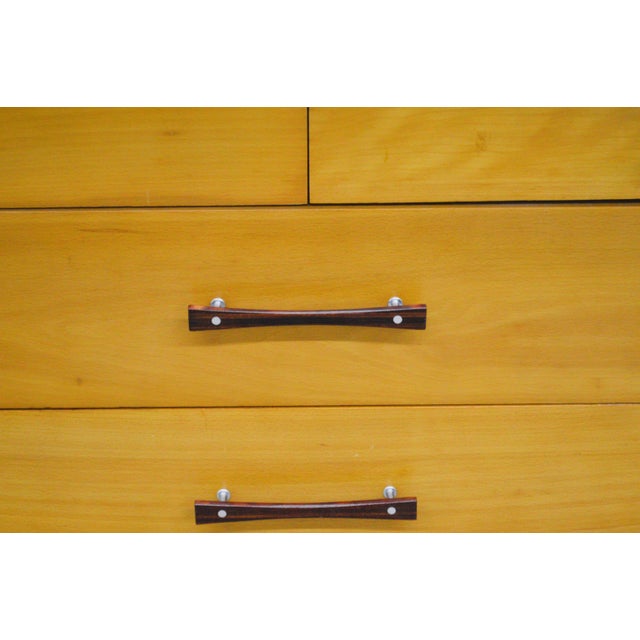 Paul McCobb Perimeter Group Attribute Maple Rosewood Aluminum Dresser For Sale - Image 11 of 16