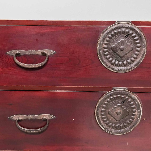 Large Meiji Nihonmatsu Chest of Drawers, Japan, 1912 For Sale - Image 11 of 18