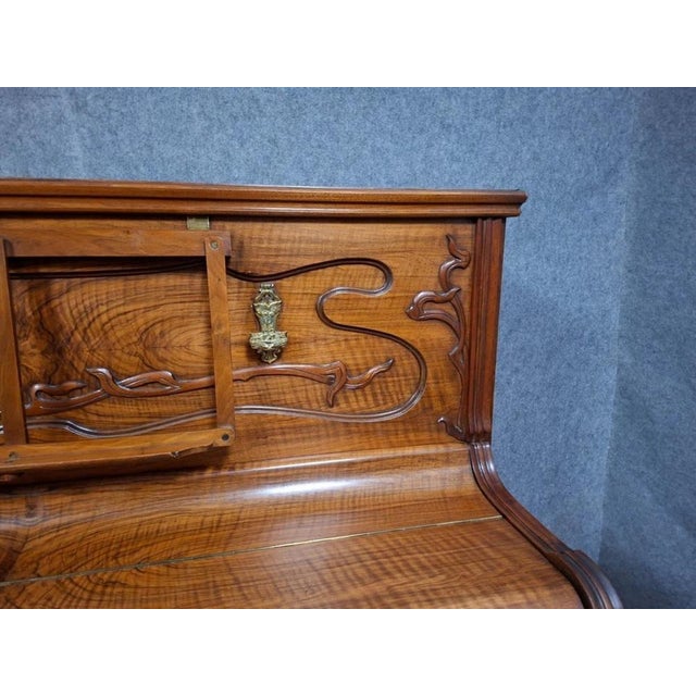 Art Nouveau Upright Piano from P. Charuis, 1900s For Sale - Image 5 of 14