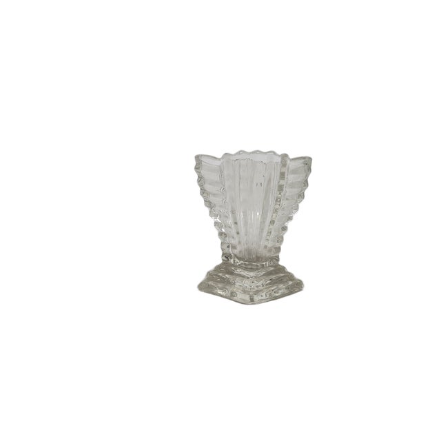 Art Deco Toothpick Case from Hortensja Glasswork, 1930s For Sale - Image 3 of 13