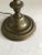 1950s Bronze Three Light Bouillotte Table Lamp With Painted Tole Shade For Sale - Image 10 of 10