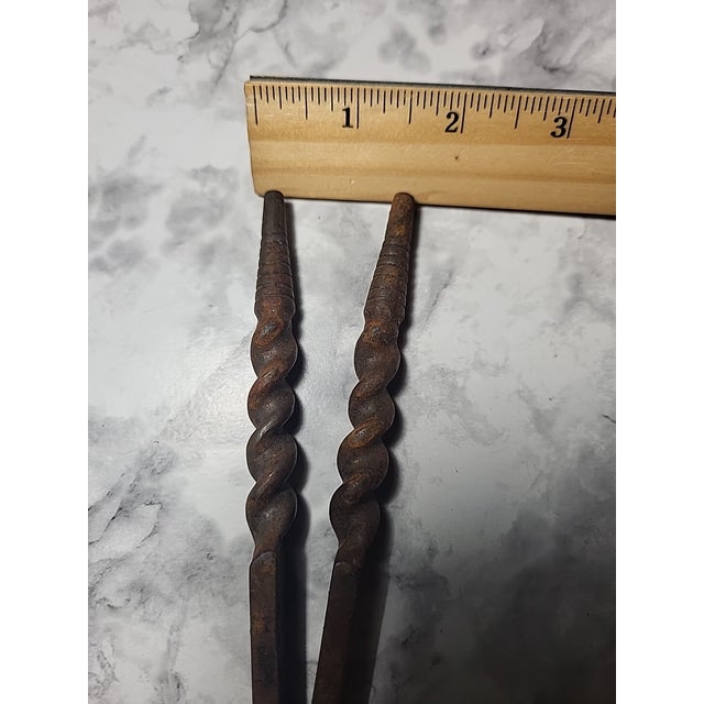 Metal Antique Victorian Nut Cracker Cast Iron For Sale - Image 7 of 9