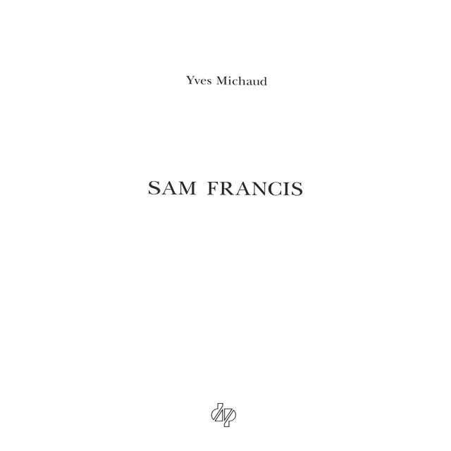 MICHAUD, Yves [269] pp. Editions Daniel Papierski 1992 Exemplaire No. 3145 of 7000 w/ original lithograph (frontispiece)...