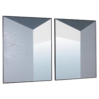 Perspective Mirrors by Marco Caliandro, Set of 2 For Sale