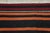 1960s Rustic Style Stripe Design Handmade Oushak Kilim Rug For Sale - Image 9 of 10