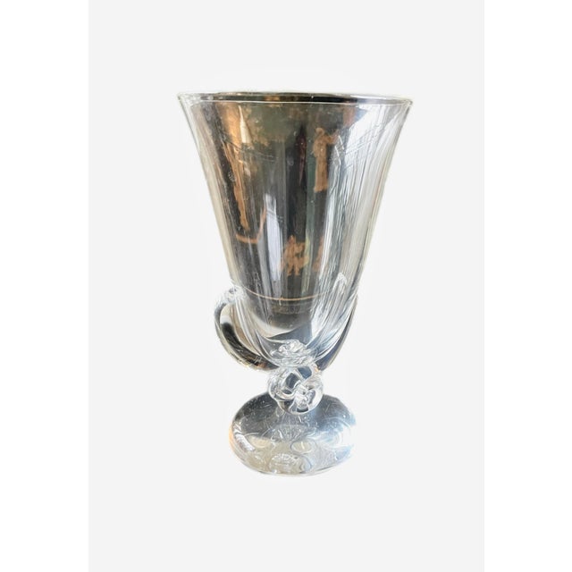 Glass Steuben Glass Vase by George Thompson For Sale - Image 7 of 12