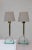 Ikea Art Deco Scandinavian Minimalist Skymning Table Lamps in Chrome and Glass by Ehlén Johansson for Ikea, Set of 2 For Sale - Image 4 of 14