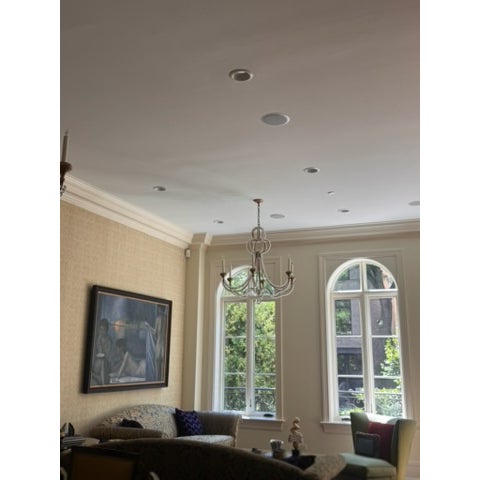 French Provincial Nierman Weeks Multi‑Arm Gilt Chandelier – Classic Candle‑Style Lighting For Sale - Image 3 of 4