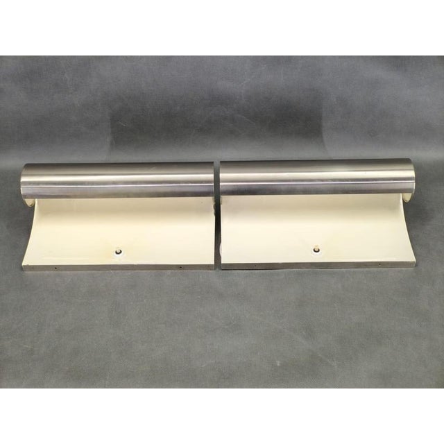 Bauhaus Nickel Wall Lights, Czechoslovakia, 1930s, Set of 2 For Sale - Image 11 of 16