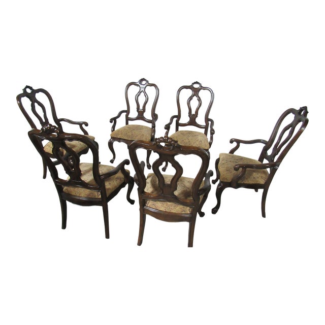 1990s Thomasville French Dining Room Chairs Set of 6 Chairish