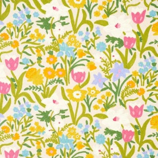 Sample - Schumacher Crewel Garden Fabric in Multi For Sale