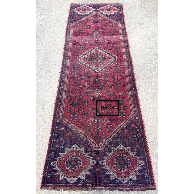 Fine Geometric Caucasian Handwoven Runner For Sale - Image 16 of 18