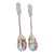 1960s Sterling Silver Salad Serving Set- 2 Pieces For Sale