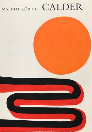 Alexander Calder Zurich 1 Original Lithograph 1973