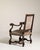 Wood Neo-Baroque Oak Throne Chair, Antique, France, 19th Century For Sale - Image 7 of 16