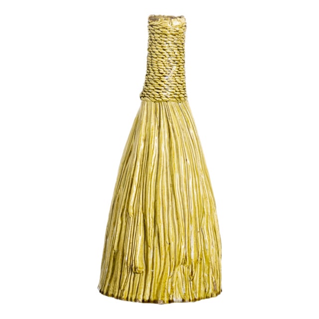 Earthenware Bottle from Caldas Da Rainha For Sale